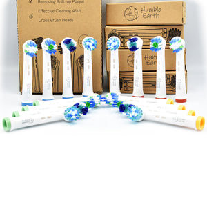 Replacement Heads Compatible With Oral-B* Electric Toothbrush - 16 Pack - 4 Types